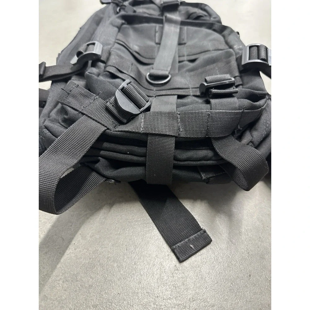 Condor Compact Assault Tactical Backpack Black MOLLE EDC Range Hiking Pack